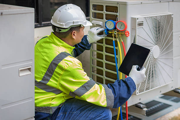 Professional Hvac technician working in Amity, PA